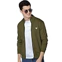 EYEBOGLER Men39s Solid Henley Neck Full Sleeves