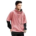 EYEBOGLER Men39s Cotton Blend Colorblocked Hooded Neck