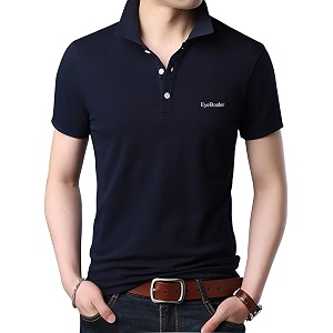 EYEBOGLER Mens Regular Fit Polo Neck Halfsleeve