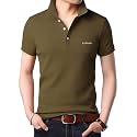 EYEBOGLER Men39s Regular Fit Polo Neck Halfsleeve