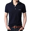 EYEBOGLER Men39s Regular Fit Polo Neck Halfsleeve
