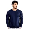 EYEBOGLER Men39s Round Neck Solid Regular Fit