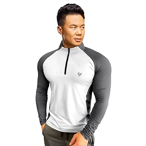 EYEBOGLER Men High Neck ColourBlocked Full Sleeve