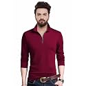 EYEBOGLER Men39s Trendy Polo Neck Full Sleeves