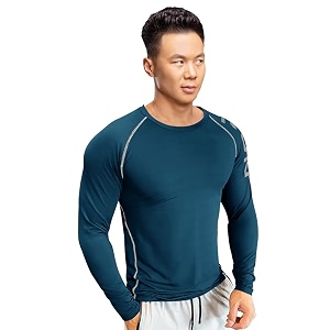 EYEBOGLER Men Round Neck Solid Full Sleeve