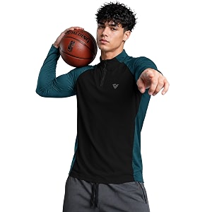EYEBOGLER Mens Full Sleeve Round Neck Activewear