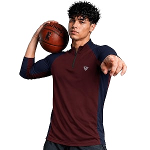 EYEBOGLER Mens Full Sleeve Round Neck Activewear