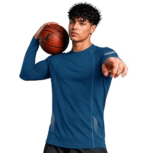 EYEBOGLER Mens Full Sleeve Round Neck Activewear