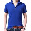 EYEBOGLER Mens Regular Fit Polo Neck Halfsleeve