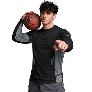 EYEBOGLER Mens Full Sleeve Round Neck Activewear