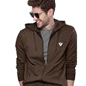 EYEBOGLER Mens Hooded Neck Full Sleeves Regular