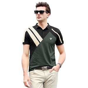 EYEBOGLER Regular FIT Men Polo Neck T-Shirt
