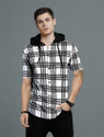 EyeBogler Self Design Solid Men Hooded Neck