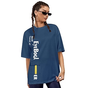 EYEBOGLER Womens Trendy Round Neck Full Sleeves