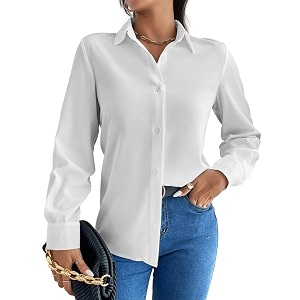 EYEBOGLER Women Regular Fit Solid Spread Collar
