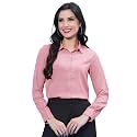 EYEBOGLER Women Regular Fit Solid Spread Collar
