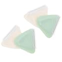 FOMIYES 4pcs Eyebrow Razors with Protective Mesh, Stainless Steel ABS