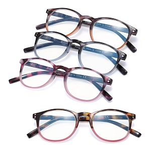 EYEGUARD 4 Pack Reading Glasses Blue Light