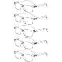 Eyekepper 3.0 Reading Glasses for Men, Readers for Women, 5pack Clear Frame