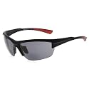Eyekepper Bifocal Sunglasses for Women Men 3.0, Black Frame/Red Arm