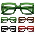 Eyekepper Reading Glasses 2.0, 5 Pack Stylish, Readers for Women