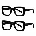 Eyekepper Reading Glasses 2.0, Readers for Women, 2 Pack Black
