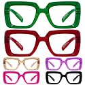 Eyekepper Reading Glasses 3.75, Readers for Women, 6 Pack Square