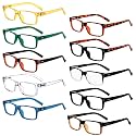 Eyekepper Reading Glasses Men, Readers for Women,10pk Stylish Designer 3.75