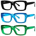 Eyekepper Reading Glasses for Women, 1.00 Readers, 3 Pack Stylish Cheaters