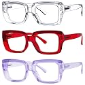 Eyekepper Reading Glasses for Women, 1.75 Readers, 3 Pack Stylish Cheaters