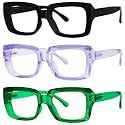 Eyekepper Reading Glasses for Women, 2.25 Readers, 3 Pack Stylish Cheaters