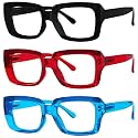 Eyekepper Reading Glasses for Women, 2.75 Readers, 3 Pack Stylish Cheaters