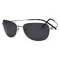 Eyekepper Pilot Rimless Titanium Polarized Sunglasses for Men and Women