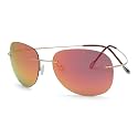 Eyekepper Pilot Rimless Titanium Polarized Sunglasses for Men and Women
