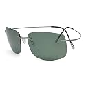 Eyekepper Pilot Rimless Titanium Polarized Sunglasses for Men and Women