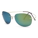 Eyekepper Pilot Rimless Titanium Polarized Sunglasses for Men and Women