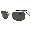 Eyekepper Pilot Rimless Titanium Polarized Sunglasses for Men and Women