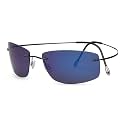 Eyekepper Pilot Rimless Titanium Polarized Sunglasses for Men and Women