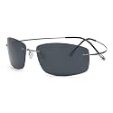 Eyekepper Pilot Rimless Titanium Polarized Sunglasses for Men and Women