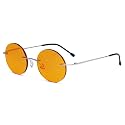 Eyekepper Titanium Rimless Orange Tinted Lenses Computer Reading Glasses Readers Men Women