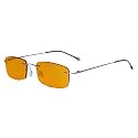 Eyekepper Titanium Rimless Orange Tinted Lenses Computer Reading Glasses Readers Men Women