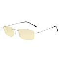 Eyekepper Titanium Rimless Orange Tinted Lenses Computer Reading Glasses Readers Men Women