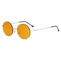 Eyekepper Titanium Rimless Orange Tinted Lenses Computer Reading Glasses Readers Men Women