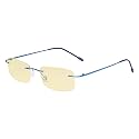 Eyekepper Titanium Rimless Orange Tinted Lenses Computer Reading Glasses Readers Men Women