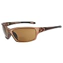 Eyekepper TR90 Frame Bifocal Sports Sunglasses Baseball Running Fishing Driving Golf Softball Hiking Readers (Matte Brown, 1.25)