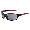 Eyekepper TR90 Frame Bifocal Sports Sunglasses Baseball Running Fishing Driving Golf Softball Hiking Readers (Black Frame Red Temple, 2.00)