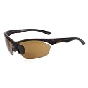 Eyekepper TR90 Sports Bifocal Sunglasses Baseball Running Fishing Driving Golf Softball Hiking Half-Rimless Reading Glasses (Matte Tortoise, 1.00)