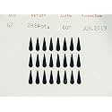 Eyetex Pallavi G7 Black bindis(pack of 10 flaps)