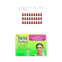 Eyetex Pallavi Sticker Bindi/Pottu|Gopi/Tilak|Aloe Vera &amp; Papaya Extracts|Breathable Non-Irritating Velvet Fabric|G1|Red|20 Flaps