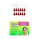 Eyetex Pallavi Sticker Bindi/Pottu|Gopi/Tilak|Aloe Vera &amp; Papaya Extracts|Breathable Non-Irritating Velvet Fabric|G10|Light Maroon|20 Flaps
